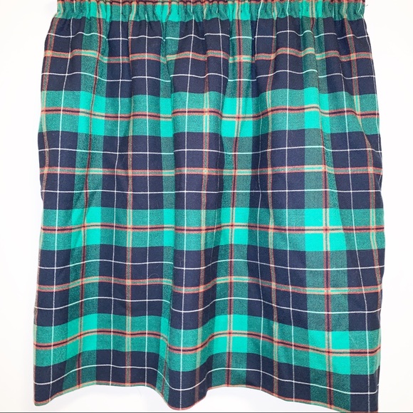 J.Crew Factory City Mini Tartan Paperbag Skirt-0 - Picture 6 of 8